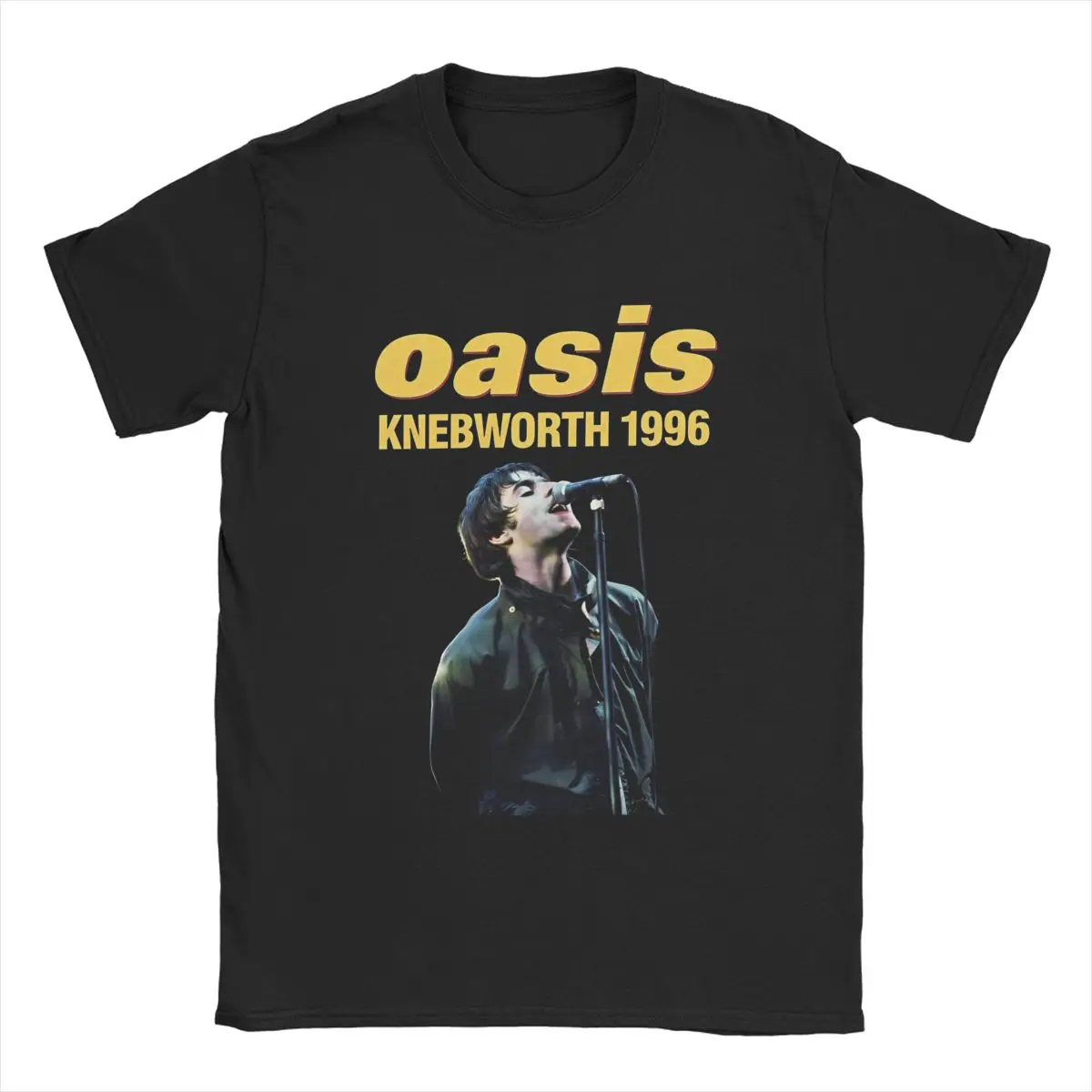 T-Shirt da uomo O-Oasis Rock 90\'s Band Leisure Pure Cotton Tees manica corta British Music album T Shirt girocollo abbigliamento adulto