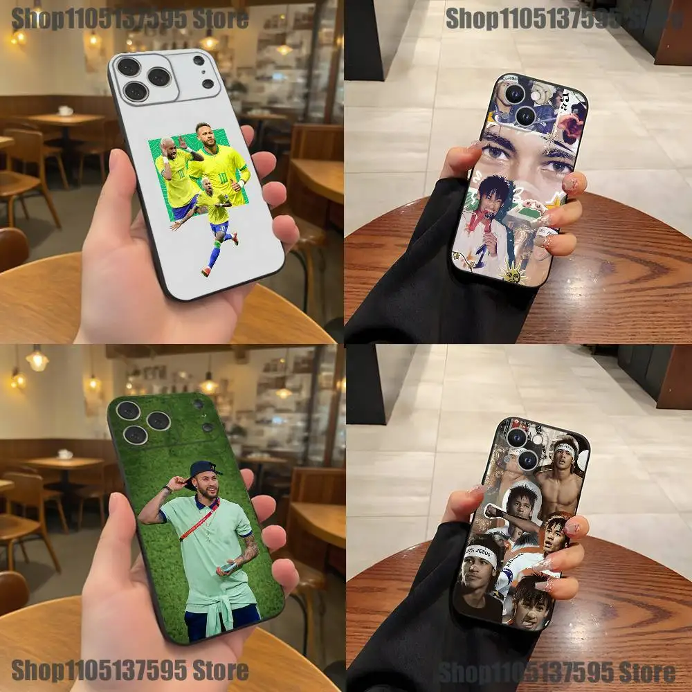 

Cool Football Sport N-Neymar_S Phone Case For iPhone 17,16,15,14,13,12,11,Pro,XS,Max,XR,Plus,E,SE4,Mini Black Soft Cover