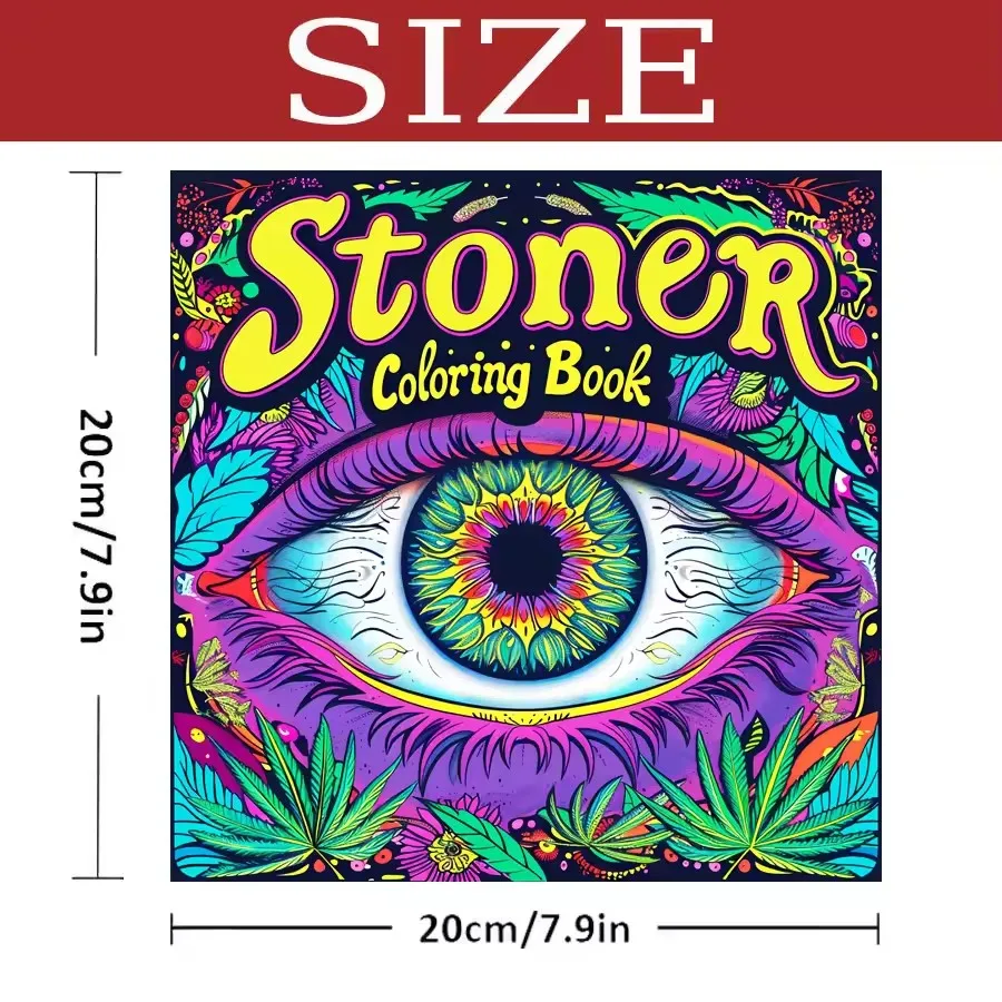 Adult Picture Book: Coloring Book Vibrant Cartoon Characters Thick Paper for Multi-Colored Pencil Art Ideal Gift Parties
