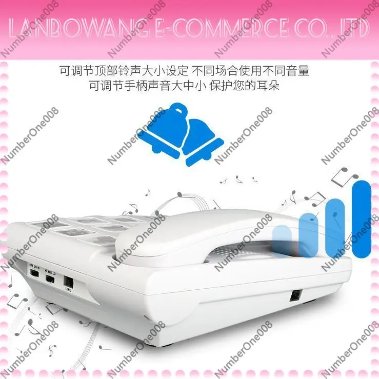 Landline Desk Phone for Home Elderly Office Use Voice Call Vintage Cordless Telephone Wholesale