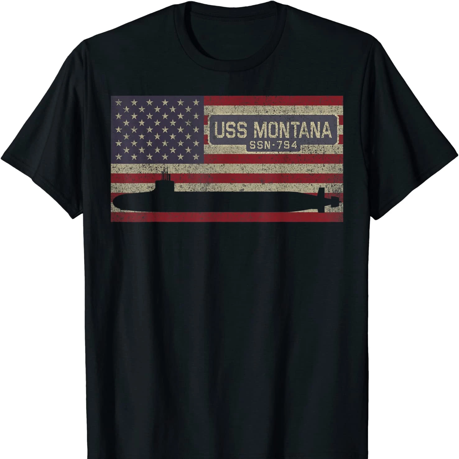 

Футболка с американским флагом США Монтана Новинка, Мужская футболка из 100% хлопка с коротким рукавом и круглым вырезом, повседневный мужской топ