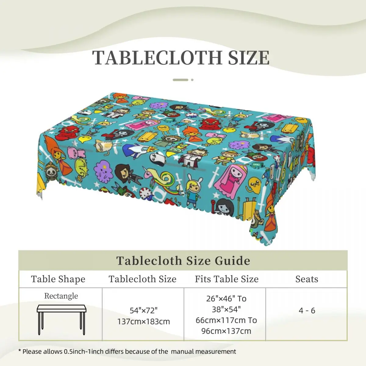 Time For Adventures 2 Table Cloth Christmas Tablecloths Tablecloth For Party Wedding Decoration Outside