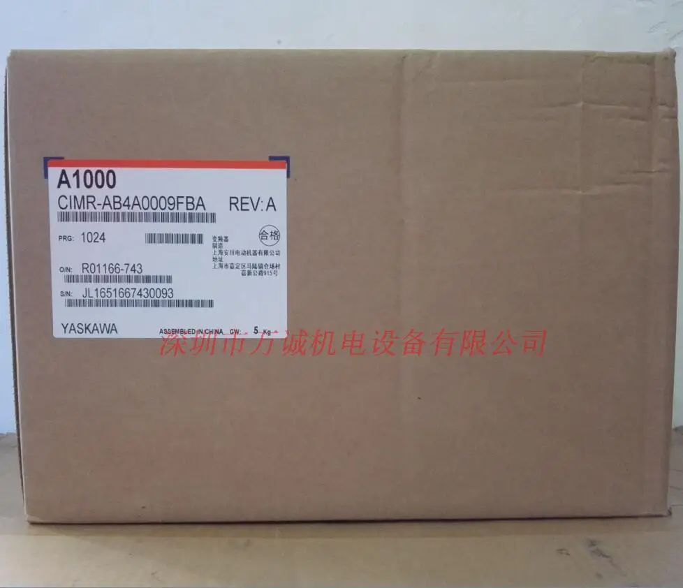 Yaskawa Frequency Converter CIMR-AB4A0011FBA 0002 0004 0005 0007 0009FBA