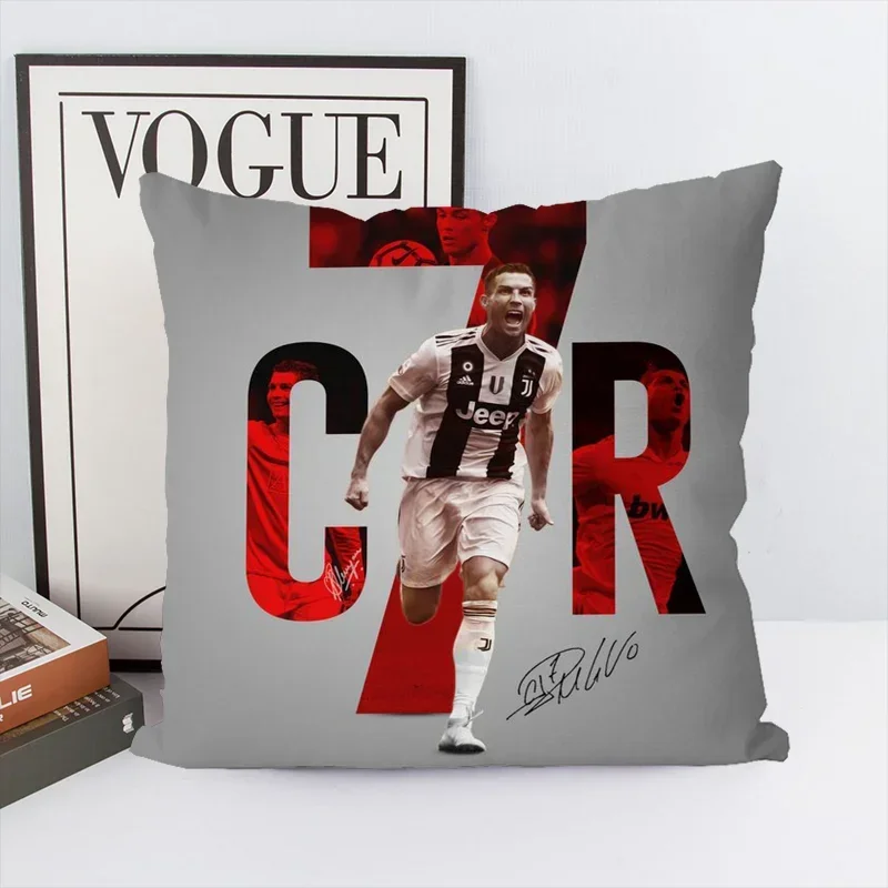 CR7 Cristiano Ronaldo Fall Pillow Cover 40x40 Car Decoration Decorative Pillowcases for Pillows 45x45 Cushions Home Decor Sofa