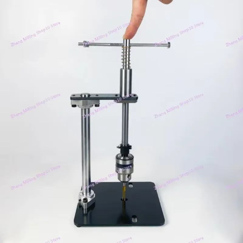 

Tapping Machine Desktop Hand Cast Iron Tap and Dies Small Desktop Rocking Probe Arm Portable Tool Precision Manual Tappe