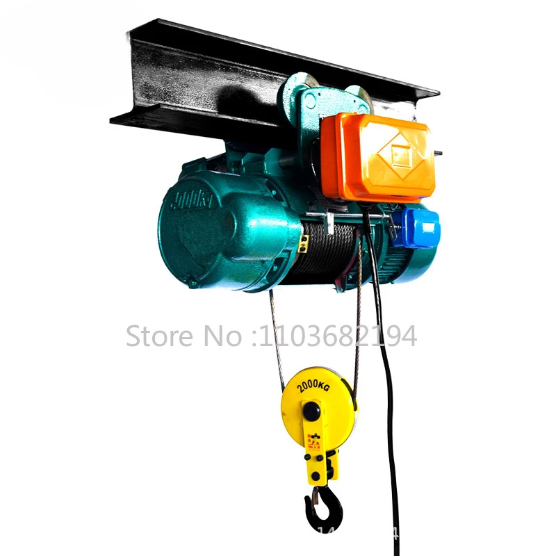 

2 Tons 12 M Warehouse Up and Down Freight Ladder Small Basket Electric Hoist Height Customizable Cd Type Electric Crane