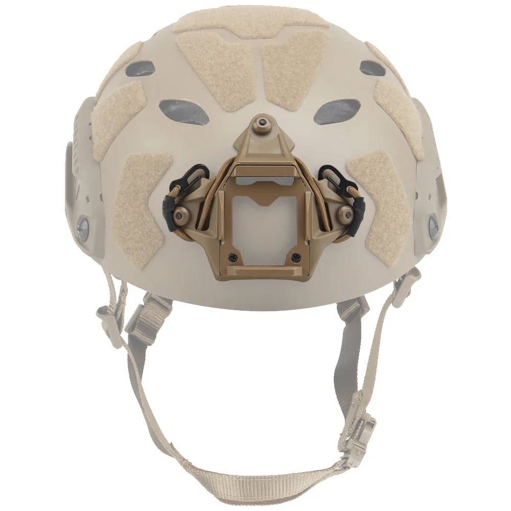 Adattatore per montaggio NVG a tre fori con protezione VAS per casco tattico per casco da tiro rapido accessori per staffa per dispositivo di