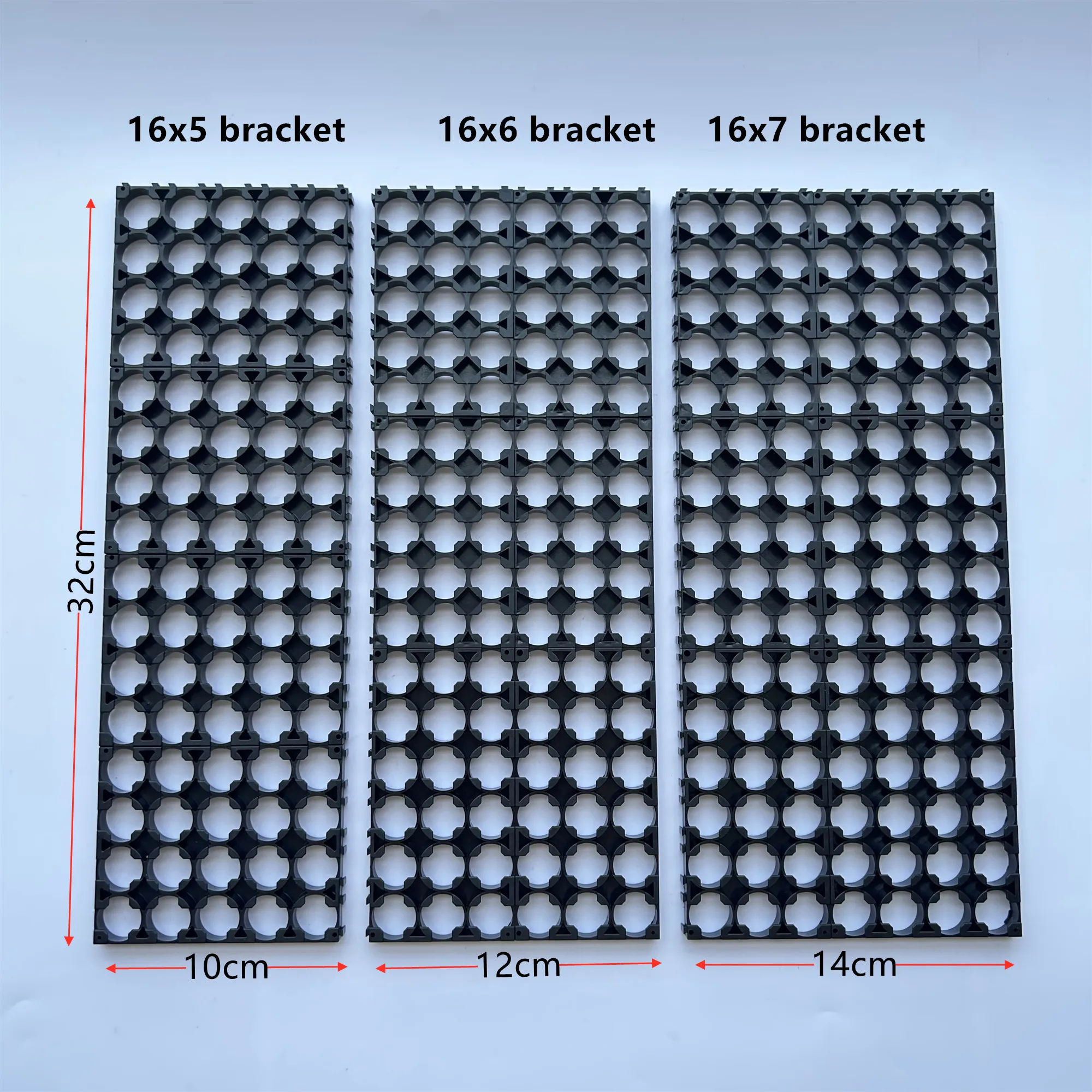 18650 Splicing Bracket 16 Series Combination Bracket Lithium Battery Pack Fixed Splicing Bracket 18.4MM