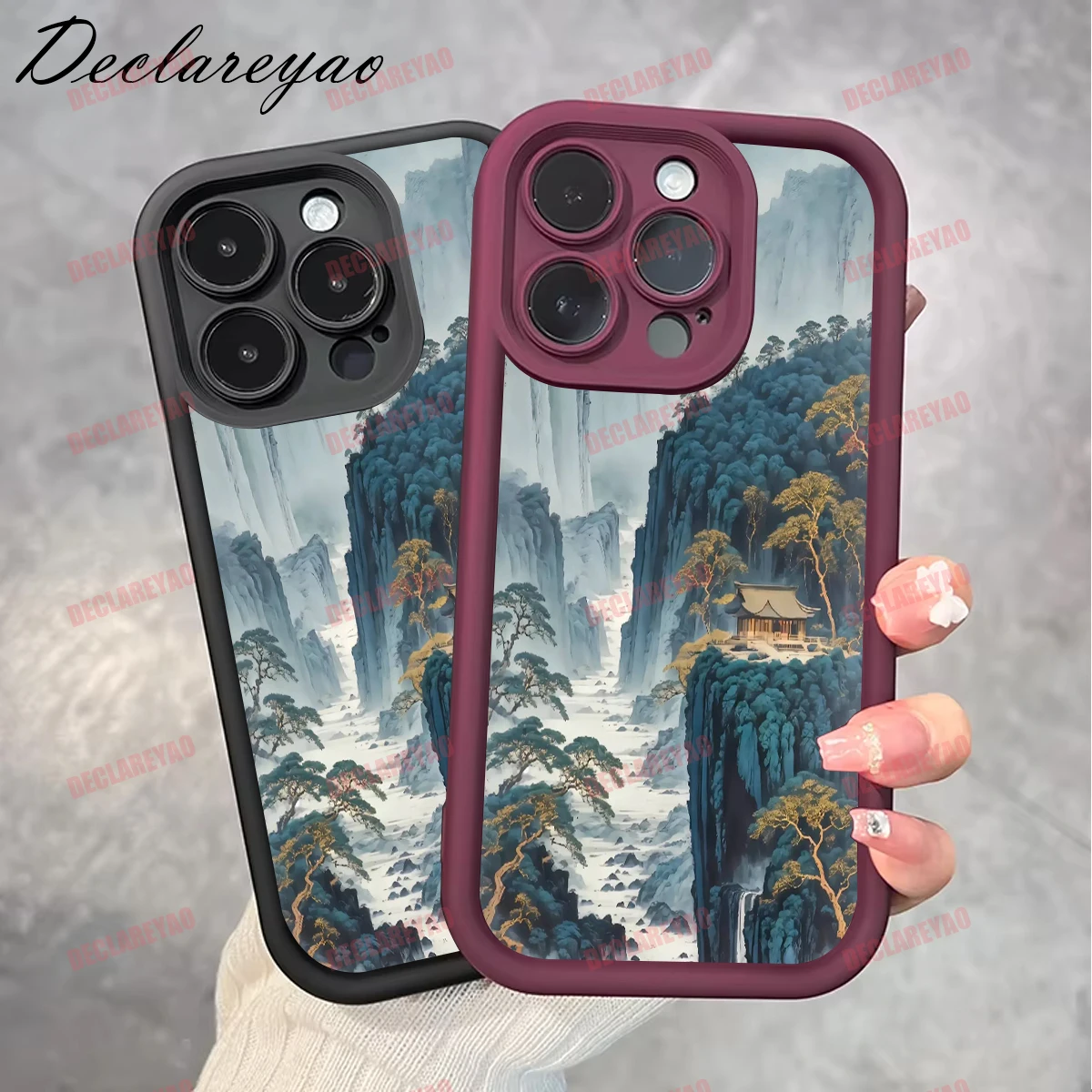 DECLAREYAO لينة ضوء سليم ماتي بولي يوريثان يغطي لسامسونج غالاكسي A24 A05S F04 A03 A54 A16 F54 M13 M54 A04 A5 حافظة مقاومة للصدمات