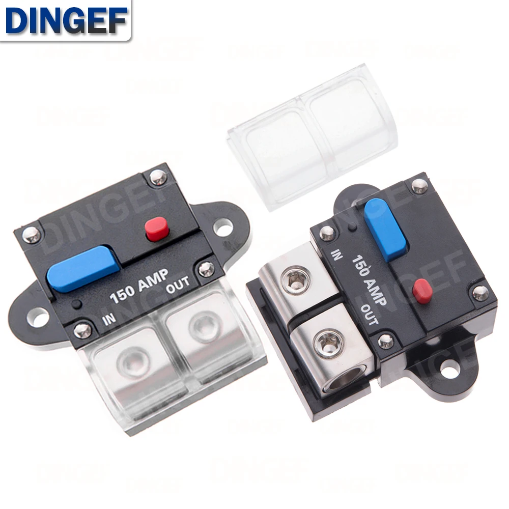 

Auto Circuit Breaker 30-300A Car Audio Self-Recoverable Breaker Boat Waterproof Security Fuse Accessories 30A 40A 50A 60A 70A