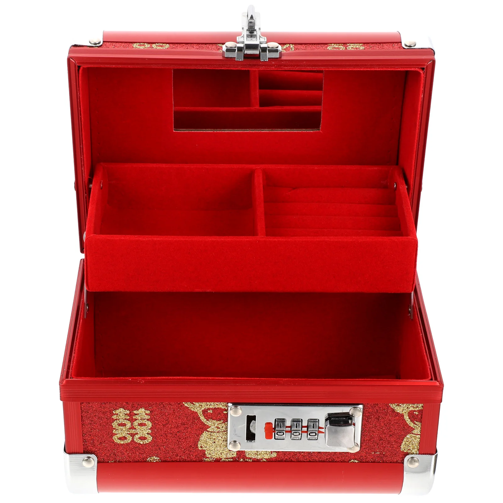 

Wooden Jewelry Box Storage Case for Rings Necklaces Earrings Home Decor Dust Proof Scratch Resistant Jewelry Organizer Retro