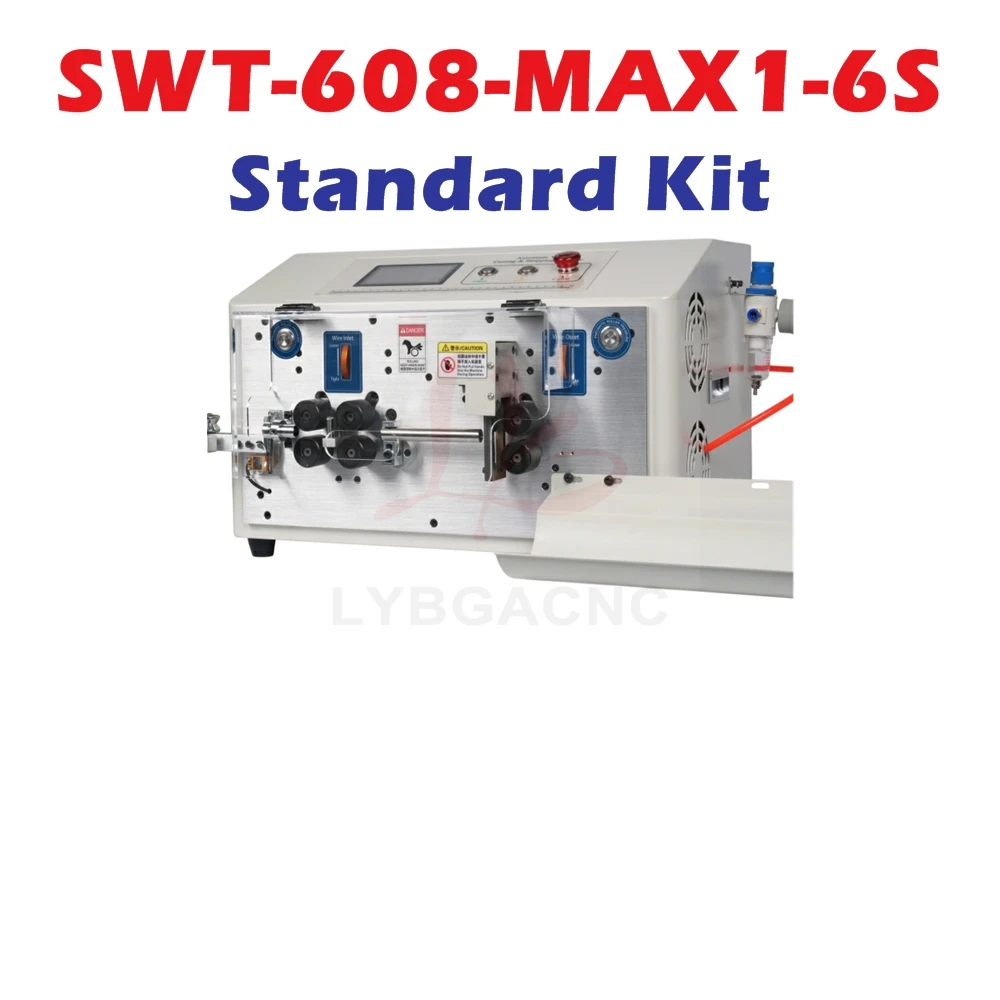 

SWT-608-MAX1-6S Automatic Peeling Stripping Cutting Machine 0.2 To 25mm2 550W 6 Wheels Drive Touch Screen Control