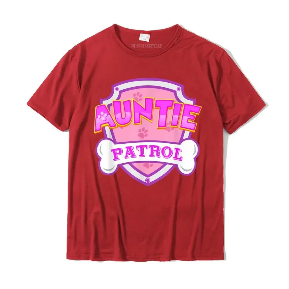 Auntie Patrol Shirt Dog Mom Dad Funny Gift Birthday Party T-Shirt T Shirt T Shirt New Design Cotton Anime Party Men