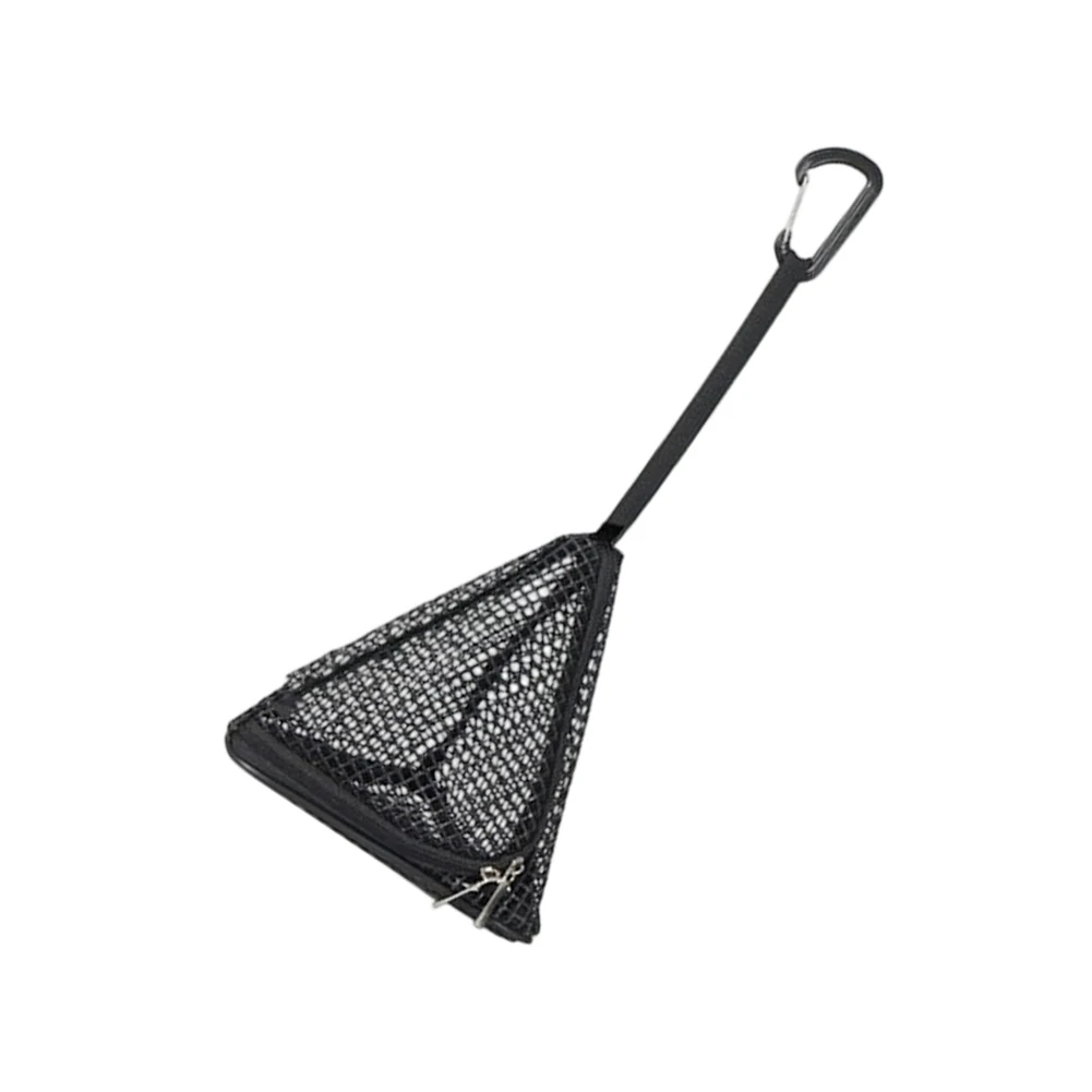 Outdoor Triangle Mesh Hanging Basket with Hook for Camping Picnic Tableware Food Fruit Sun Drying and Organization