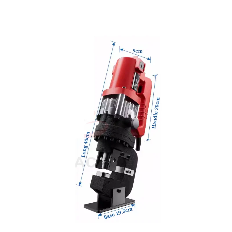 Electric Hydraulic Punching Machine Angle Iron Angle Steel Small Channel Steel Stainless Steel Photovoltaic Punching Artifact