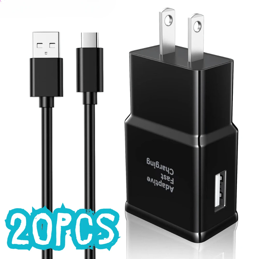 

Оптовая продажа: 20 шт. быстрых зарядных устройств 20 Вт и кабелей USB-C для Samsung Galaxy S21, S20, A51, A14, A13 5G, A12