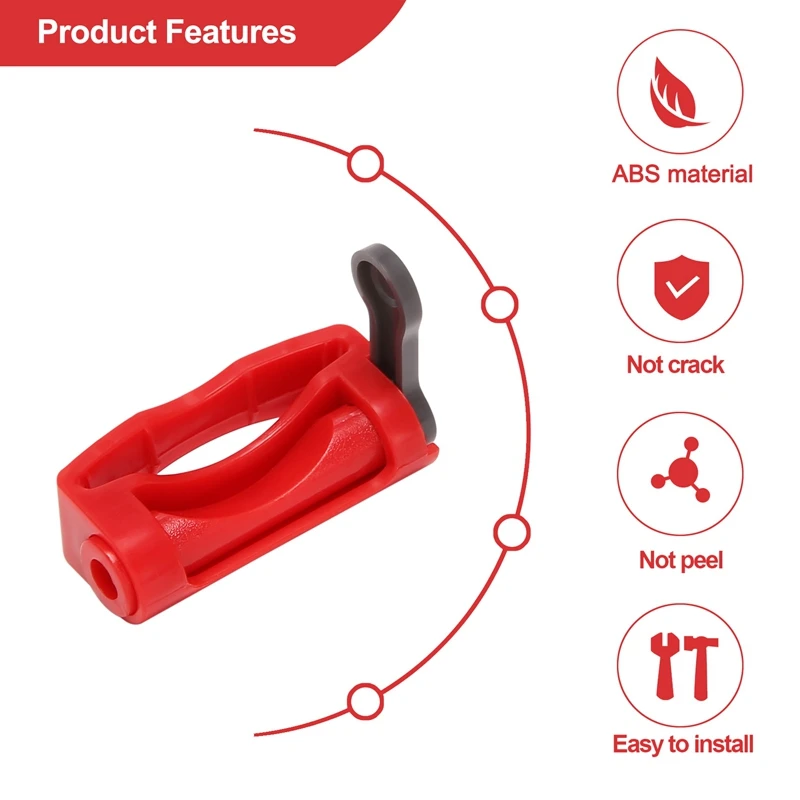 Trigger Lock for Dyson V6 V7 V8 V10 V11 Vacuum Cleaner, Power Button Lock Accessories, Free Your Finger Red