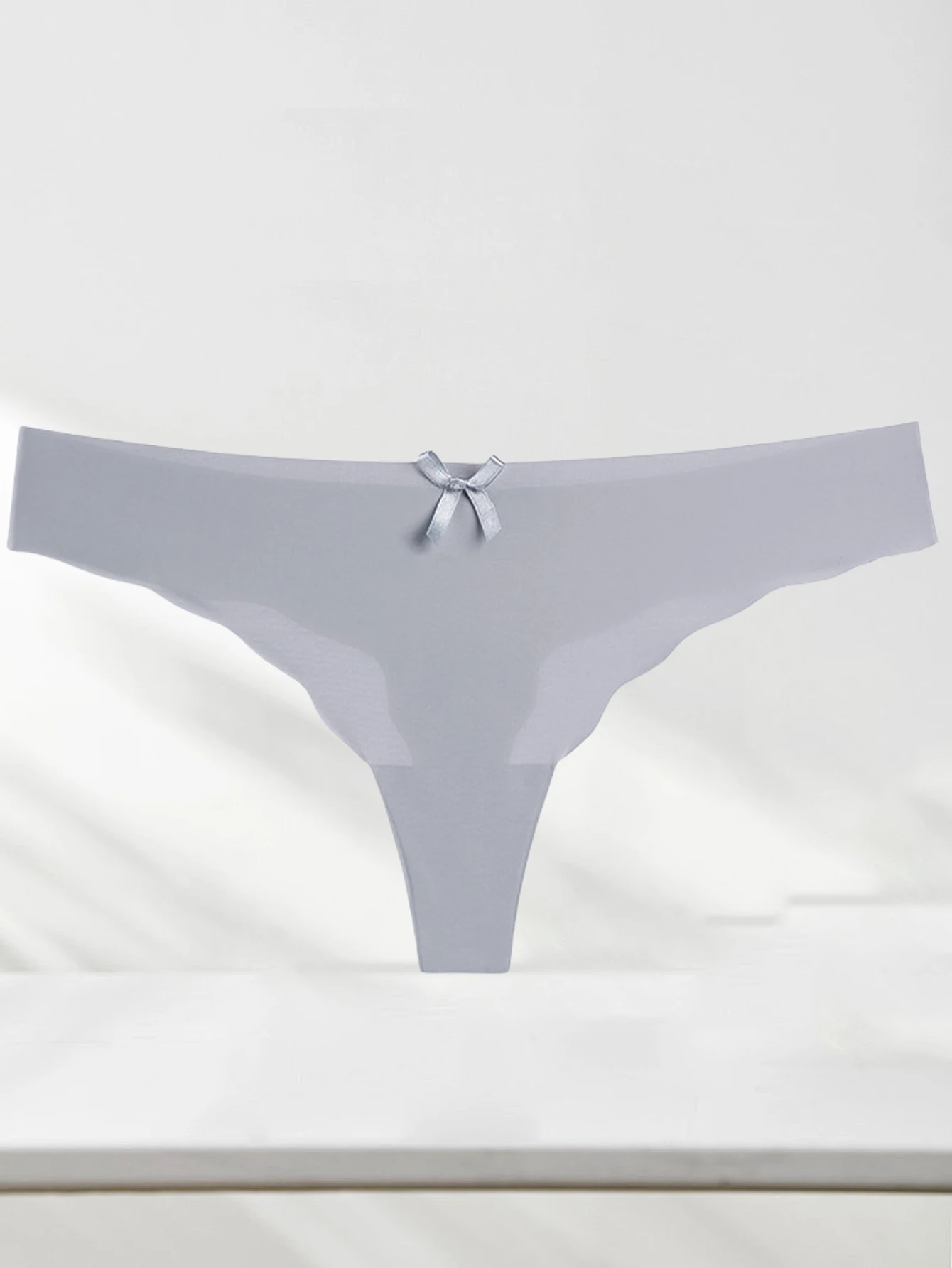 1 pcs Traceless Women's Panties Bowknot Multicolor Low Waist Comfortable Breathable Invisible Sports@0331 image 6