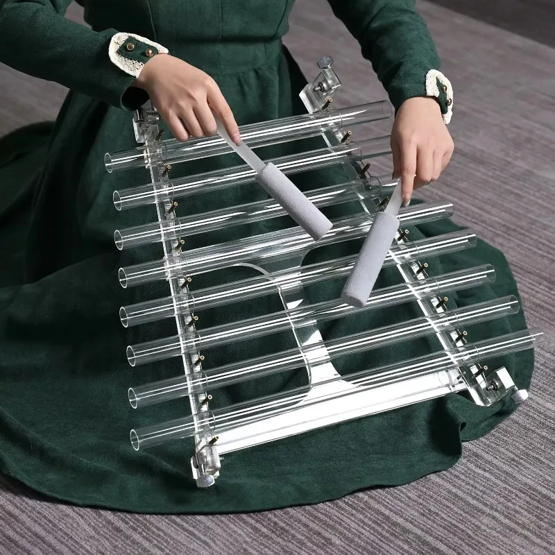 

Wholesale transparent quartz crystal singing harp crystal sound therapy