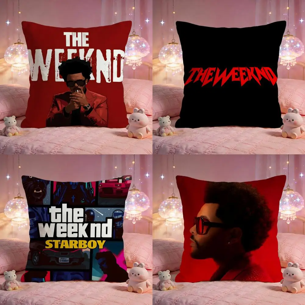 t-The Weeknd singer Cushion Cover Premium Comfort Reversible Pillow Cove -Two in One Design for Any Room & Car Interior