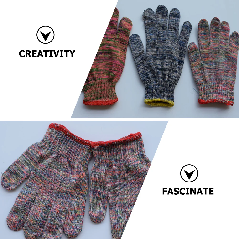 

12Pairs Breathable Stretchable Gardening Gloves Comfortable Longtime Wearing for Various Outdoor Activities Garden Work Gloves