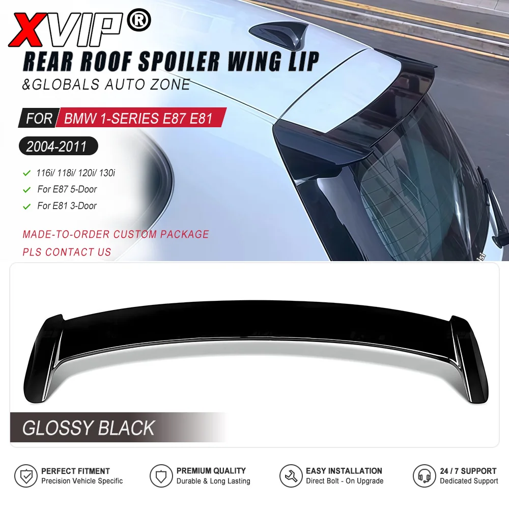 XVIP Gloss Black Rear Roof Spoiler Wing For BMW 1 Series E87 5-door E81 3-door 2004-2011 116i 118 120i 130i Rear Window Spoiler