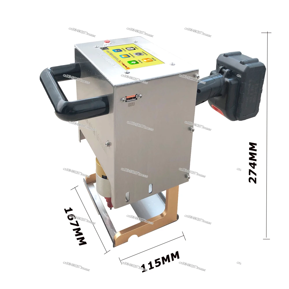 Portable Electric Pointing Needle Vin Marking Machine for Metal Stainless Steel Aluminium Galvanised Sheet Metal Parts