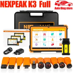 NEXPEAK K3 OBD2 Scanner Heavy Duty Diagnostic Tool For Car and Truck OBD2 Key Programmer Odo-meter Adjustment Car Diagnosis