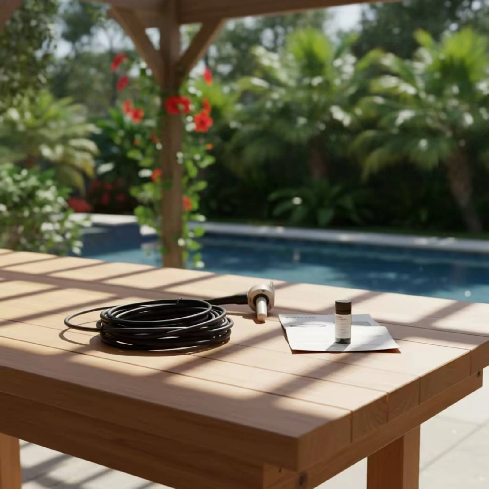 Pool Temperature Sensor with Cable Wired Replacement Temperature Sensor Thermistor Heavy Duty Cylindrical
