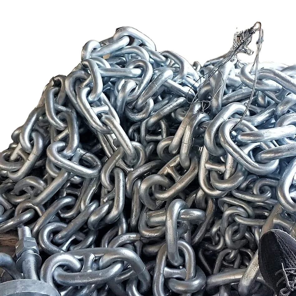 Anchor Chian Manufacturer CCS ABS BV Cert HDG Flash Welded Marine Boat Mooring Chains