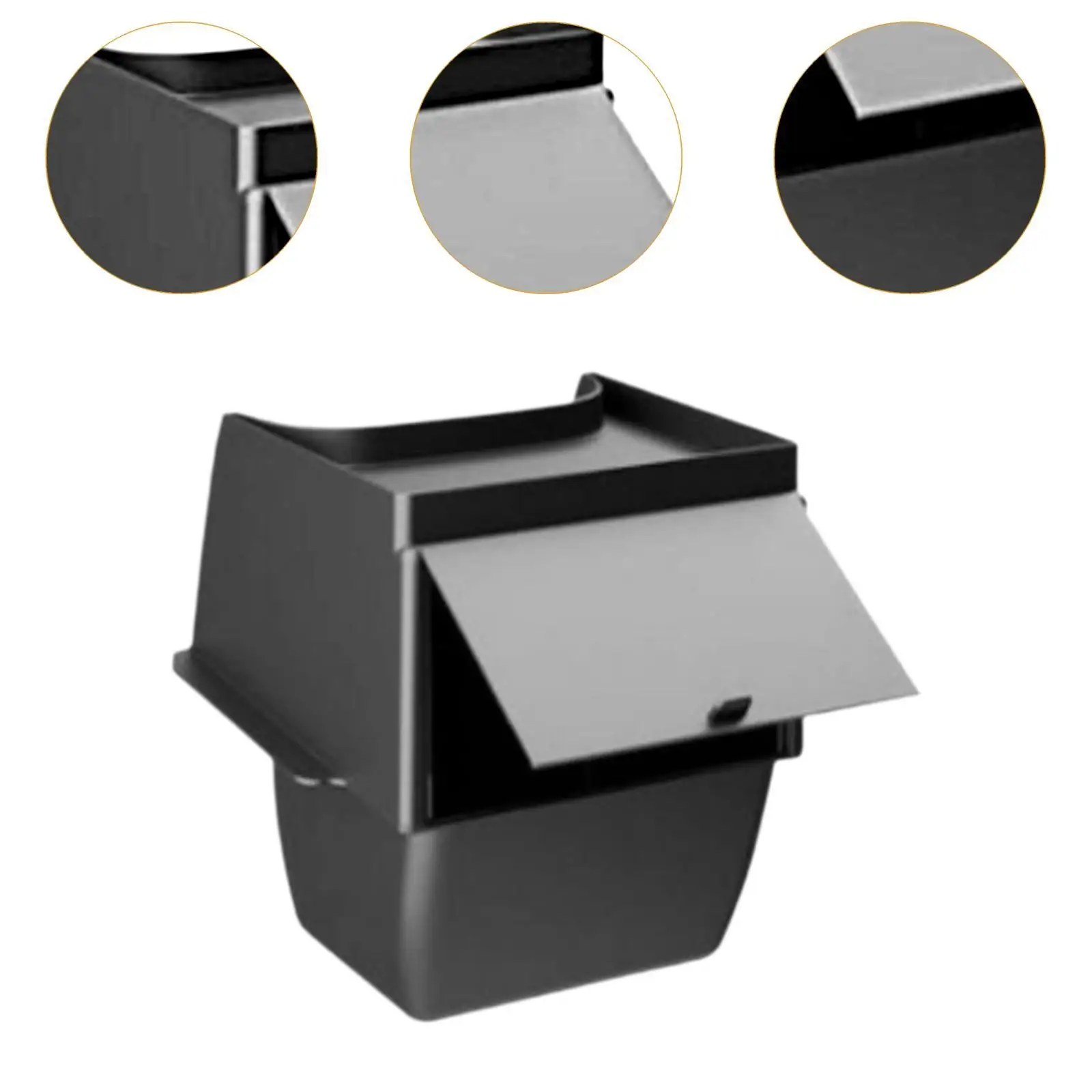 Car Trunk Storage Organizer Bin Backseat Floor Tray Case Easy Installation for Tesla Model Y Vehicles