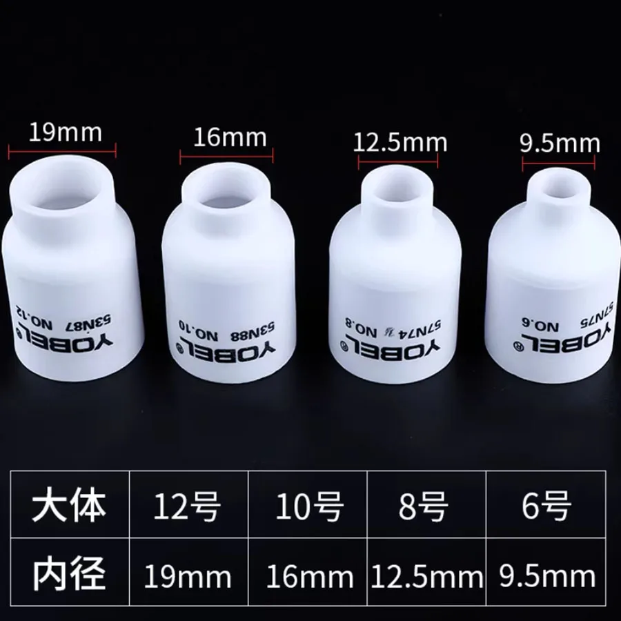 New - Argon arc welding ceramic nozzle with mesh connection body, fluid conducting needle clamp tube WP26