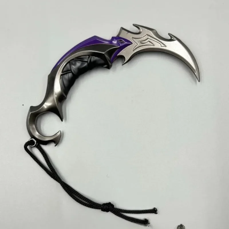 سلاسل مفاتيح لعبة السيف الطرفية ، Karambit ، سلاح Reaver Melee ، إكسسوارات شفرة Katana غير المقطوعة ، لعبة جمع الهدايا ، 15 aver