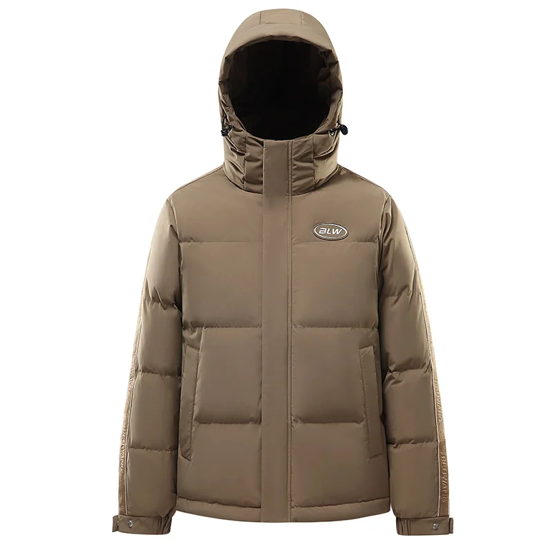 

2026 New Youth Winter Short down Jacket Men's Loose Couple Korean Style Trendy Outerwear Polyester Fiber Coat for Outdoor Sports