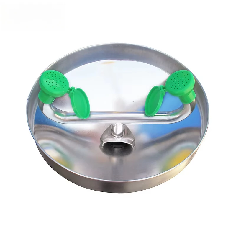 China Factory Hygiene Foot Pedal Eyewash Industry Emergency Standing Eyewash Station