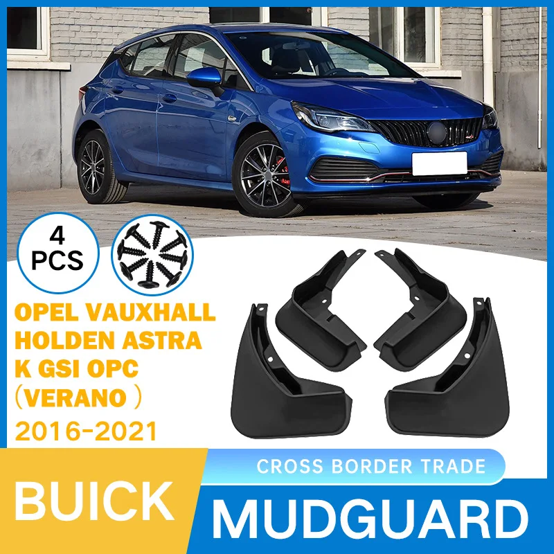 

For Opel Vauxhall Holden Astra K GSI OPC Mudflaps Front Rear Flares Splash Guards Cover Car Accessorie
