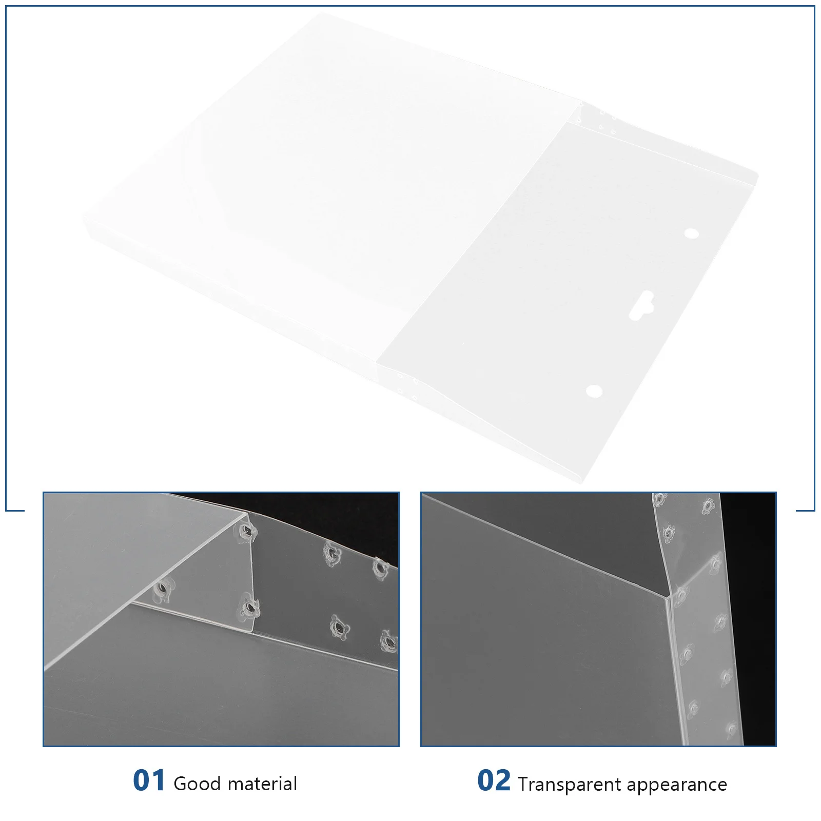 Organizador de arquivo pendurado, 2 peças, suporte de pasta de parede para escritório, escola, saco de armazenamento de documentos, papel leve, revista, correio