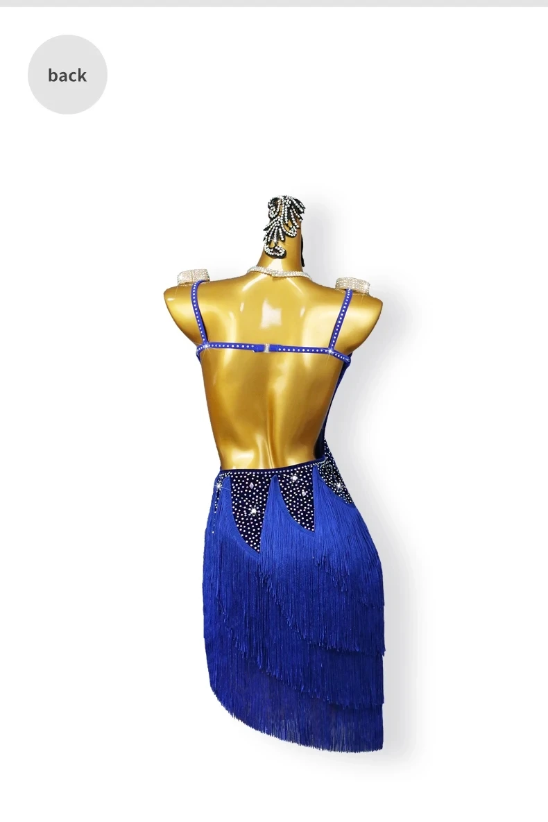 2026 Lateinamerikanischer Tanzrock Damen Samba-Kostüm Amerikanische Ballkleidung Mädchen Sportanzug Damen Trainingskleidung Partykleid – Detail 10