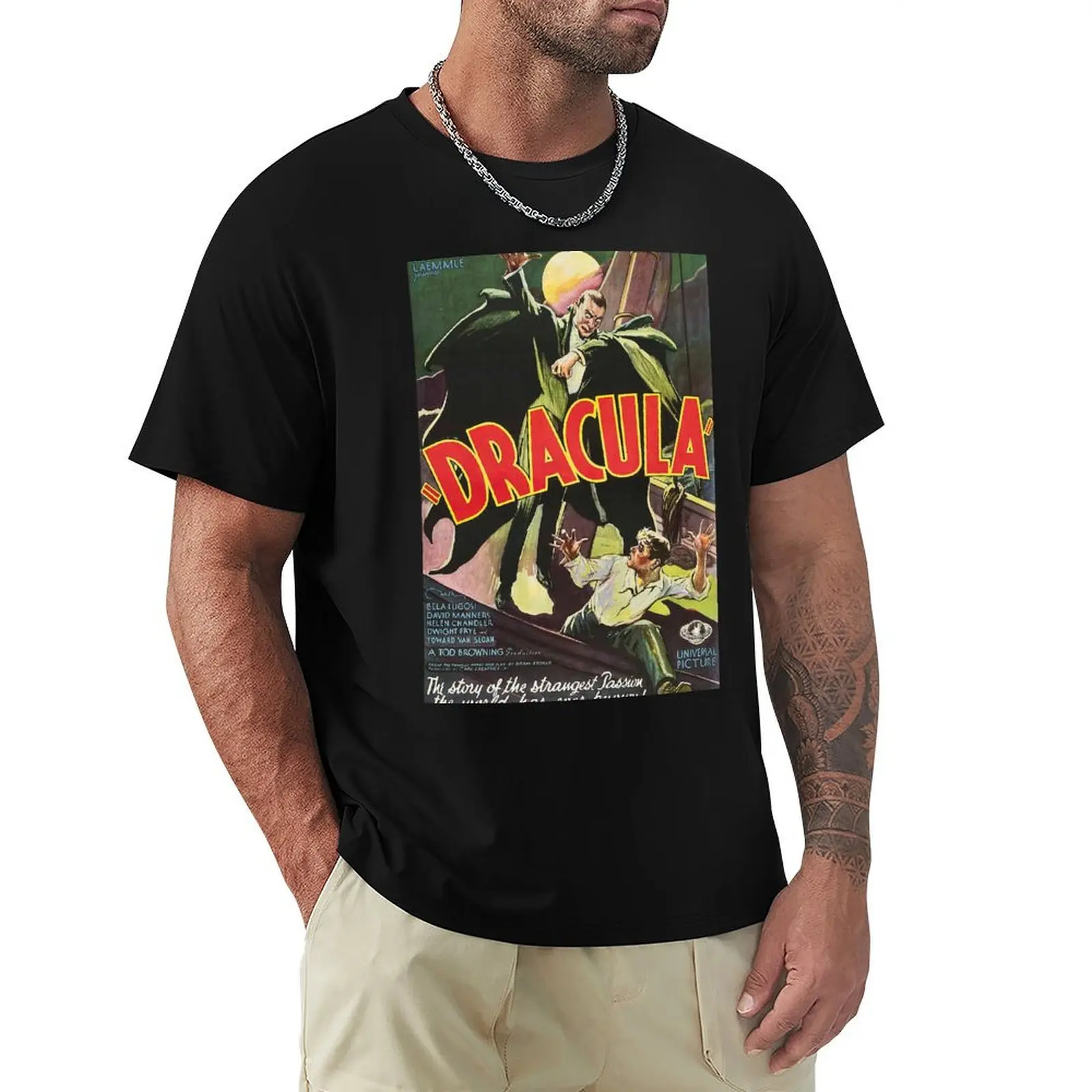 

Dracula T-Shirt baggy shirts cotton graphic tees T-shirts for men cotton