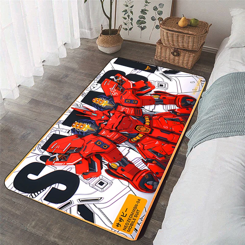 Gundam Floor Mat Anime Bathroom Carpet Welcome Home Entrance Doormat Kitchen Door Prayer Rug 40x60 Decor Living Room Bedroom Rug