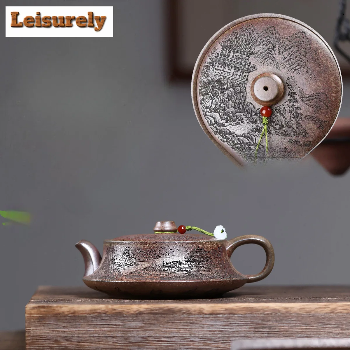 

180ml Exquisite Yixing Purple Clay Teapots Handmade Curve Pot Raw Ore Wood-fired Porcelain Mud Kettle Zisha Tea Set Ornaments