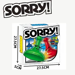 SORRY! Game Chess Fun Board Game Competitive Fun Thinking Expansion Board Game Intelligence Game Sweet Revenge English CardGame