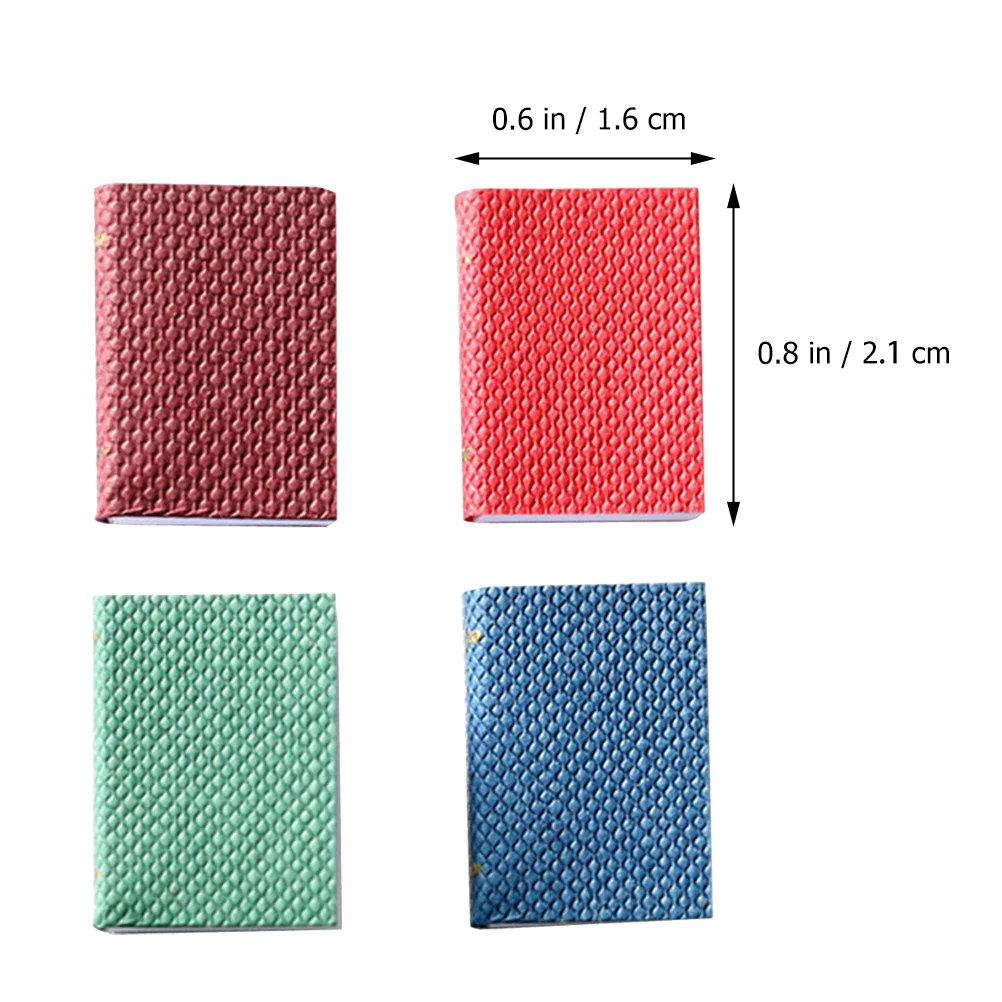 8 szt. Miniaturowe Książeczki Bezpieczne Delikatne Lekkie Łatwe do Przenoszenia Rekwizyty Fotograficzne Mini Dekoracje Domu Mini Książki Rekwizyty do Zdjęć