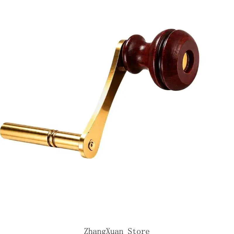 Winkelgriff-Uhrenaufzugsschlüssel 4 mm mit Holzknopf zum Aufziehen 3XUF – Detail 8