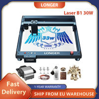 Longer Laser B1 Laser Engraver Cutter,33-36W Power Output, Air-Assist ,6-core Laser Head, Use Safety,450 x 440mm Engraving Area