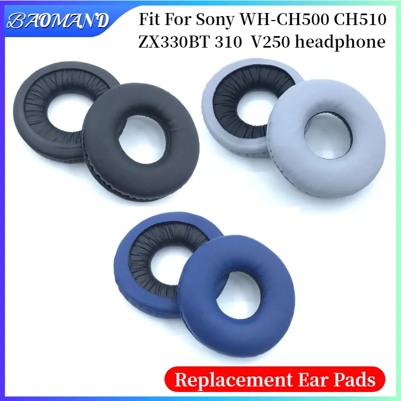 

1Pair Replacement Earpads Foam Ear Pads for Sony WH-CH500 CH510 ZX330BT 310 V250 Headphones Earmuff/Earphone Sleeve Headset