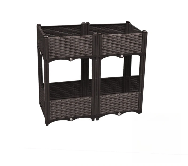 2025 صندوق زراعة خاص لزراعة الخضروات على الشرفة، إطار بلاستيكي خارجي، صندوق زراعة خضروات خارجي كبير الحجم