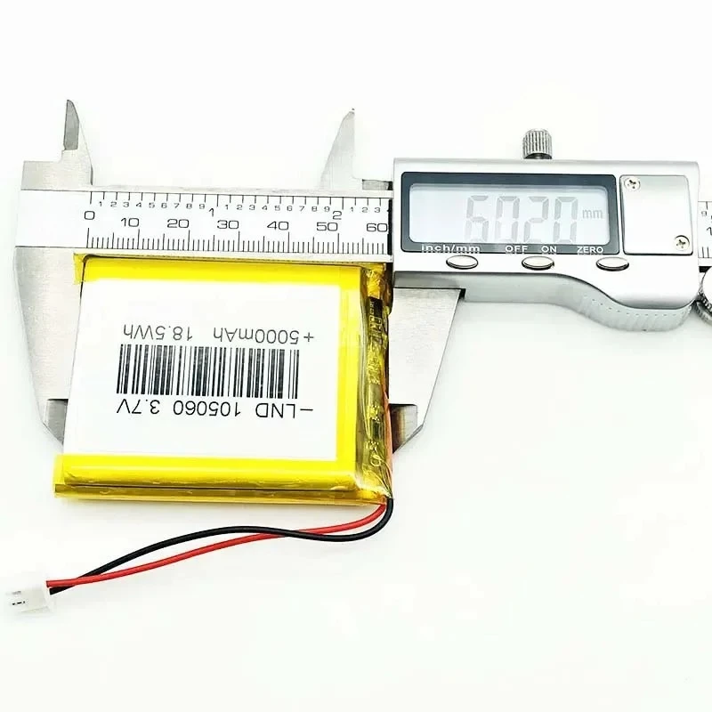 105060   3,7 V 5000 mAh Polymer-Lithium-Akku Power Bank GPS Locator LED-Licht Universal Bateria 3,7 V