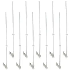 5pcs Car Window Car Flag Pole Mount: 38CM Window Car Flagpoles Nation Car Flag Support Holder Without Car Flag