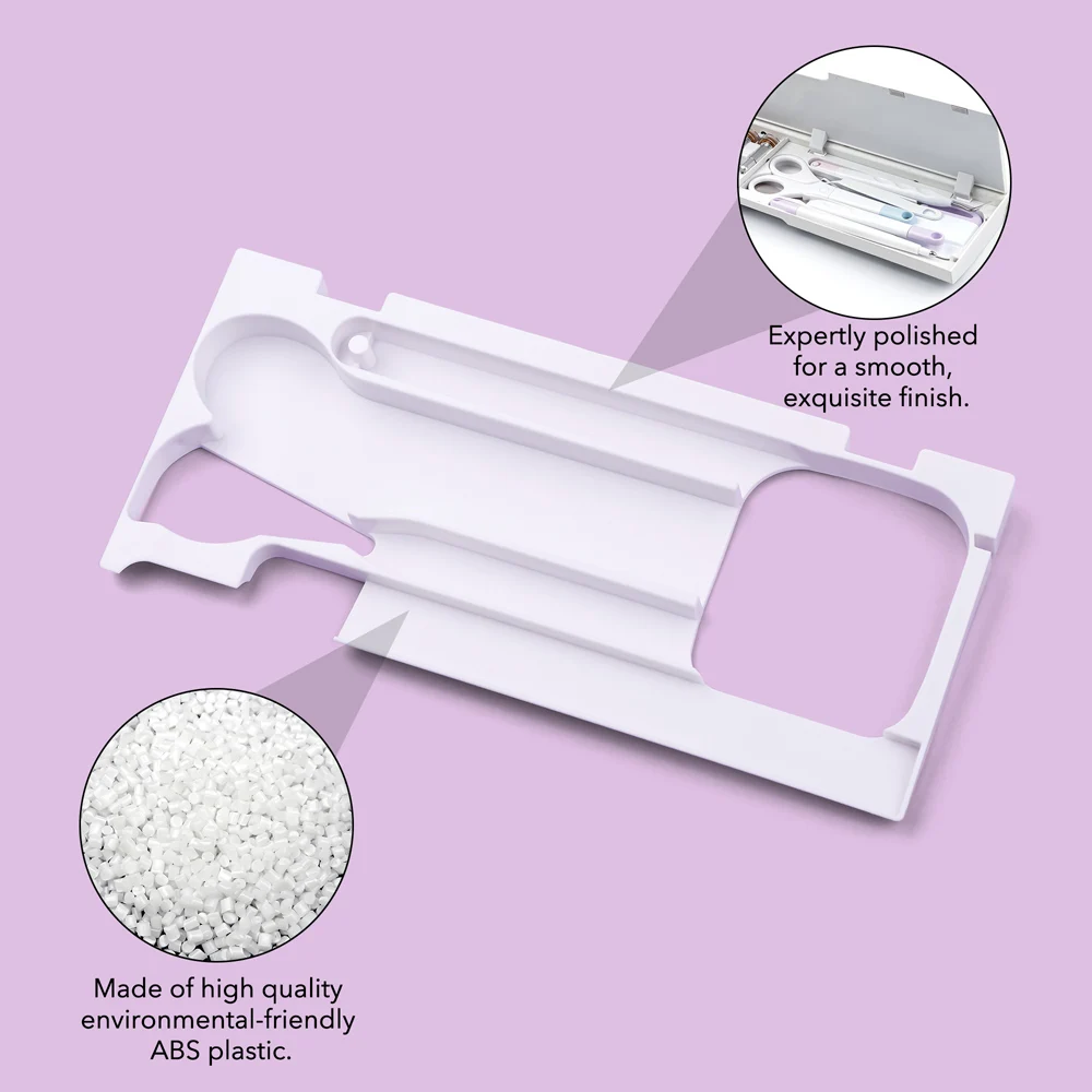 

4Pcs/set Tool Storage Insert Compatible with Cricut Maker 3 & Maker Weeding Tools Kit Tray Blades Housing Tip Supplies Organizer